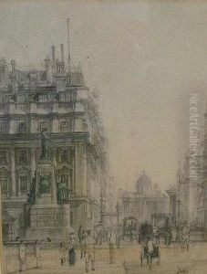 "pall Mall" by Francis H. Dodd