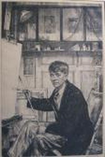 Portrait Of Charles Cundall - view 1
