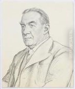 Rt. Hon. Stanley Baldwin by Francis H. Dodd