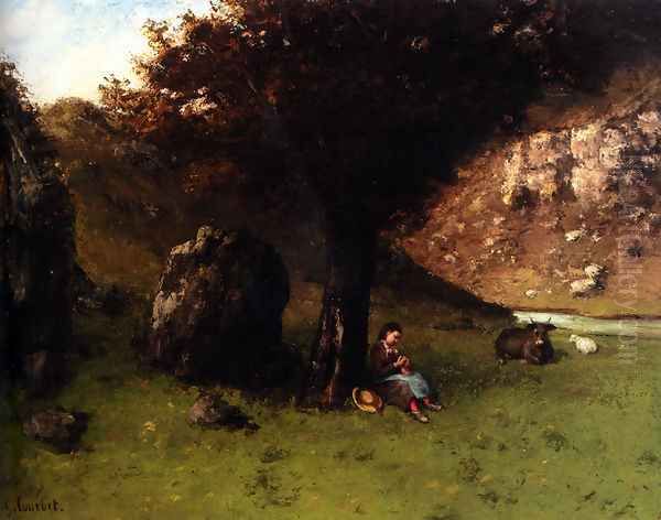 La Petite Bergere (The Young Shepherdess) - view 1