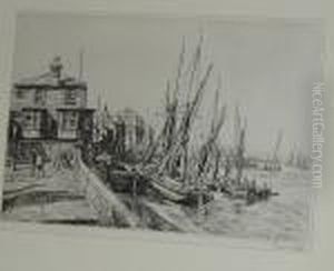 The Anchor Inn, Greenwich by Francis H. Dodd