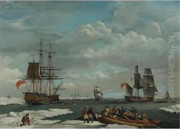 The Greenland Whale Fishery - view 1