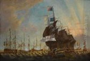 The Battle Of The Nile by Robert Dodd