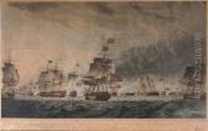 A Pair Of Coloured Engravings