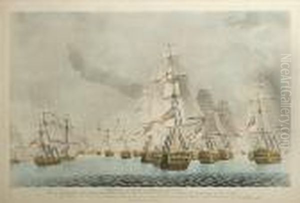 Hand Coloured Aquatint With Etching - view 1