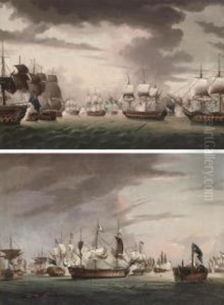 The Battle Of The Saintes, 12th April - view 1