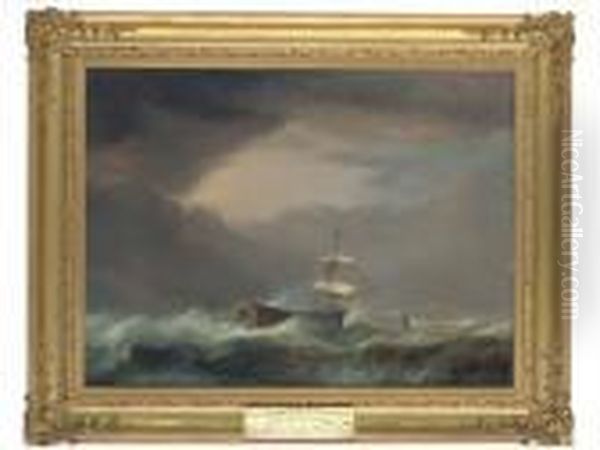 The East Indiaman York In Difficulties Off Margate - view 1