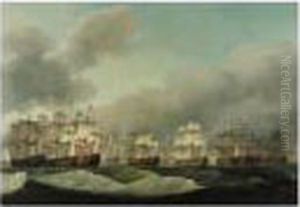 Lord Howe's Victory, The
Glorious 1st June, 1794: The English Fleet Bearing Down On The French by Robert Dodd