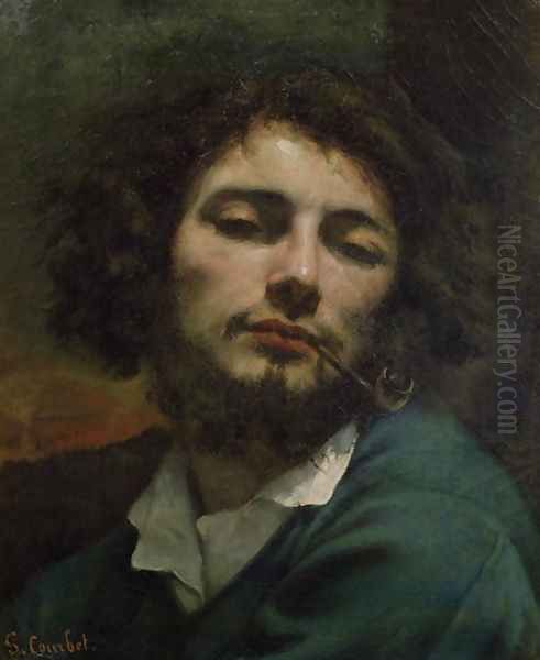 Self Portrait or, The Man with a Pipe, c.1846 by Gustave Courbet