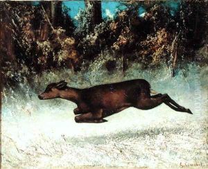 Leaping Doe