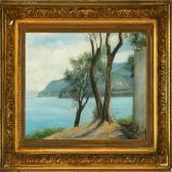 Summer Coastal Scenery From Sorrento In Italy - view 1