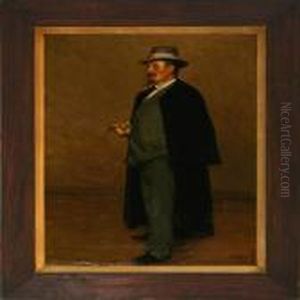 Portrait Of The Artistemmery Rondahl by Heinrich Dohm