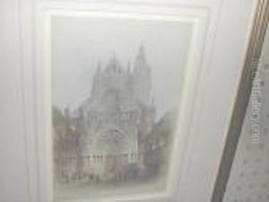 At Caudebec, Normandy by Edwin Thomas Dolby