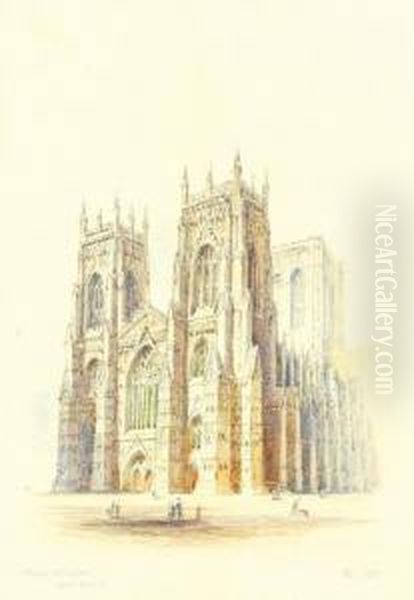 York Minster, Westfront; Salisbury - view 1