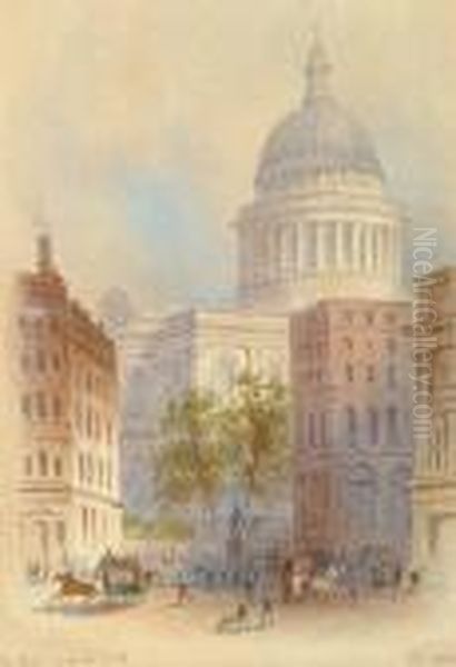 A Summer View Of St. Paul's Cathedral - view 1
