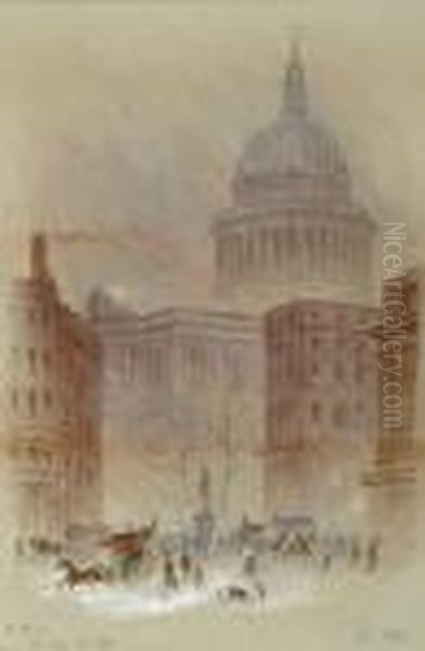 A Winter View Of St. Paul's Cathedral - view 1