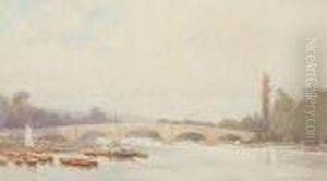 Richmond Bridge by John Charles Dollman
