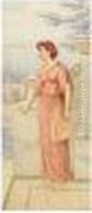 A Classical Maiden by William Anstey Dollond