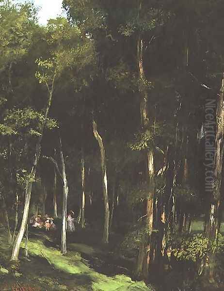 Beneath the Trees at Port-Berteau: Children Dancing, c.1862 - view 1