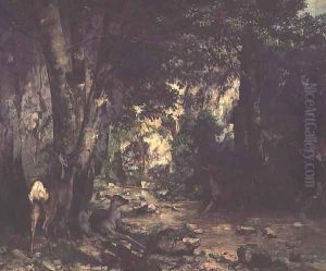 The Return of the Deer to the Stream at Plaisir-Fontaine, 1866