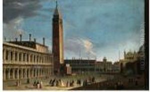 Venezia, La Piazzetta by Apollonio Domenichini