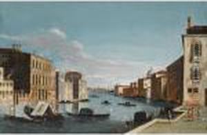 Venice, A View Of The Grand Canal, Looking East, From The Campo Di San Vio Venice, A View Of The Grand Canal, Looking East, From The Campo Di San Vio