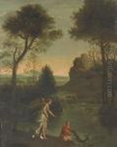 Tobias And The Angel by Domenico Zampieri (Domenichino)