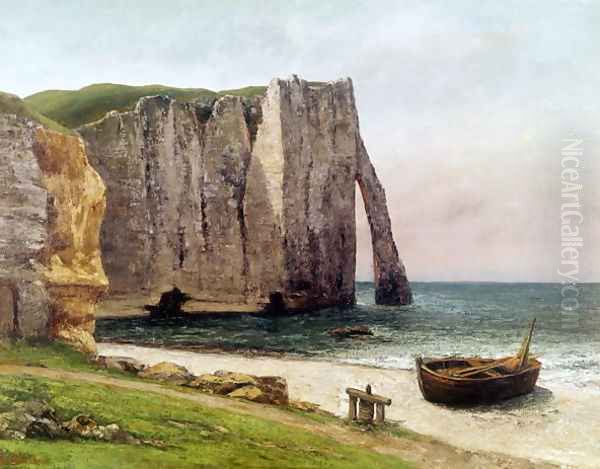 The Cliffs at Etretat, 1869 - view 1
