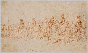 Soldados A Caballo by Francisco Domingo Marques