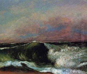 The Wave, 1870 2 by Gustave Courbet