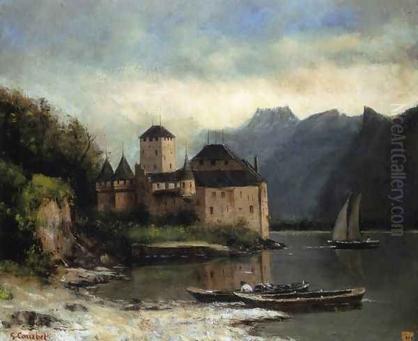 View of the Chateau de Chillon - view 1