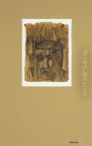 Estudo - Fabrica E Cabeca De Homem by Jose Domingos Alvarez