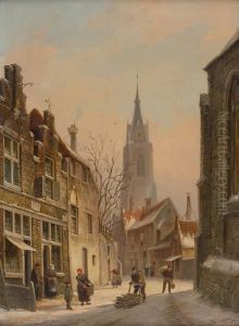Vue De L'eglise A Haarlem