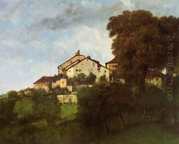 The Houses of the Chateau D'Ornans - view 1