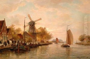 The Rembrandt-mill In Hazerswoude Near Leiden