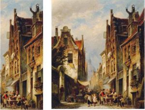 Le Quartier Juif D'amsterdam by Cornelis Christiaan Dommersen