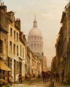 Street Scene, Boulogne Sur Mer