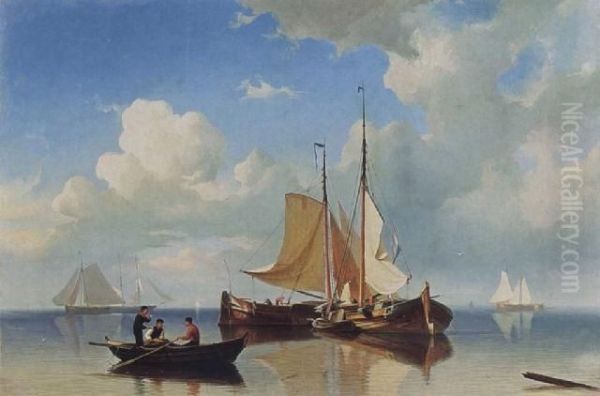 Shipping In An Estuary - view 1