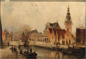 Gezicht Op De Waage Sluis Te Monnickendam Gezicht Op De Waage Sluis Te Monnickendam