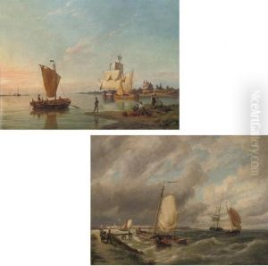 Rowing Out At Dusk; And A Breezy Day On The Dutch Coast