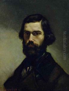 Portrait of Jules Valles (1832-85) c.1861 by Gustave Courbet