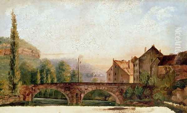 The Pont de Nahin at Ornans, c.1837 - view 1