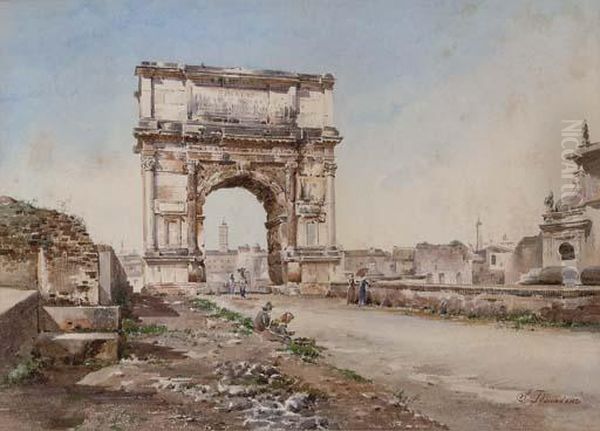 The Arch Of Titus On The Via Sacra, Rome - view 1