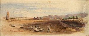 Paesaggio Laziale Con Acquedotto Romano by Stefano Donadoni
