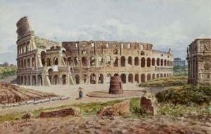 A) Il Colosseo E L'arco Di Costantino
B) Il Foro Romano