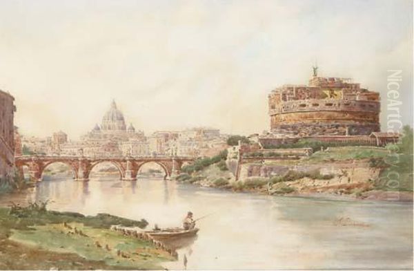 View Of The Castel Sant'angelo, Rome - view 1