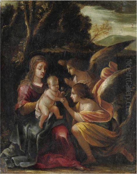 Madonna Col Bambino E Angeli - view 1
