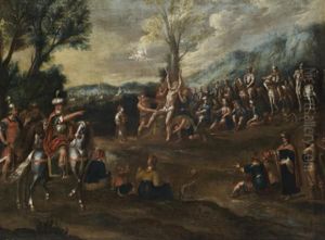 Le Martyre De Saint Barthelemy by Giovanni Andrea Donducci (see MASTELLETTA)