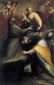 Madonna Con Il Bambino, Angeli E Santi Madonna Con Il Bambino, Angeli E Santi