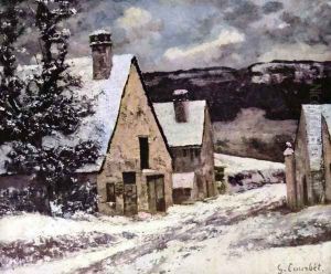 Village at winter